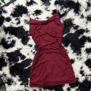 Wild Fable Burgundy Mini Dress